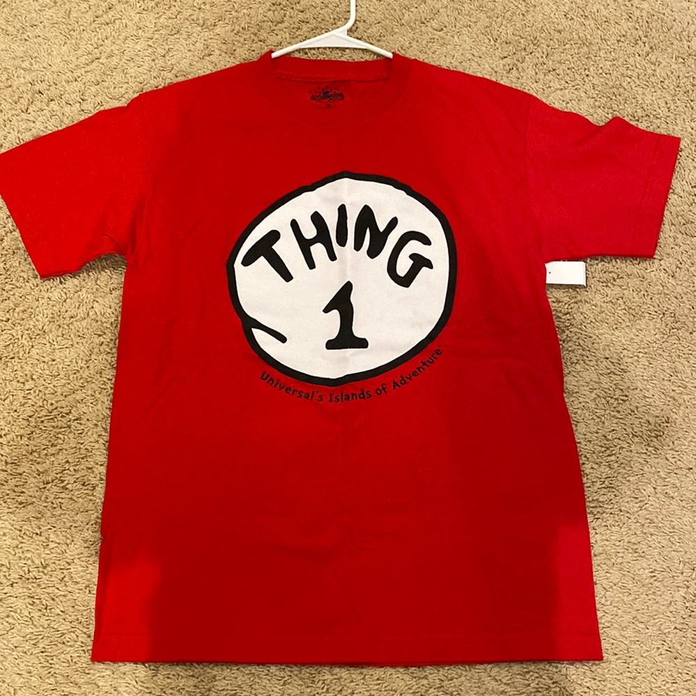 Thing 1 shirt from universal studios! Brand new with tag attached!